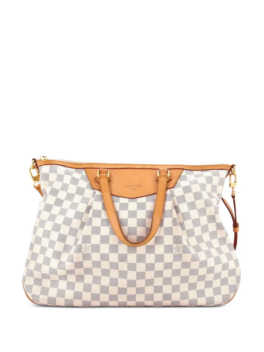 Louis Vuitton Pre-Owned Siracusa Handbag Damier GM shoulder bag - White