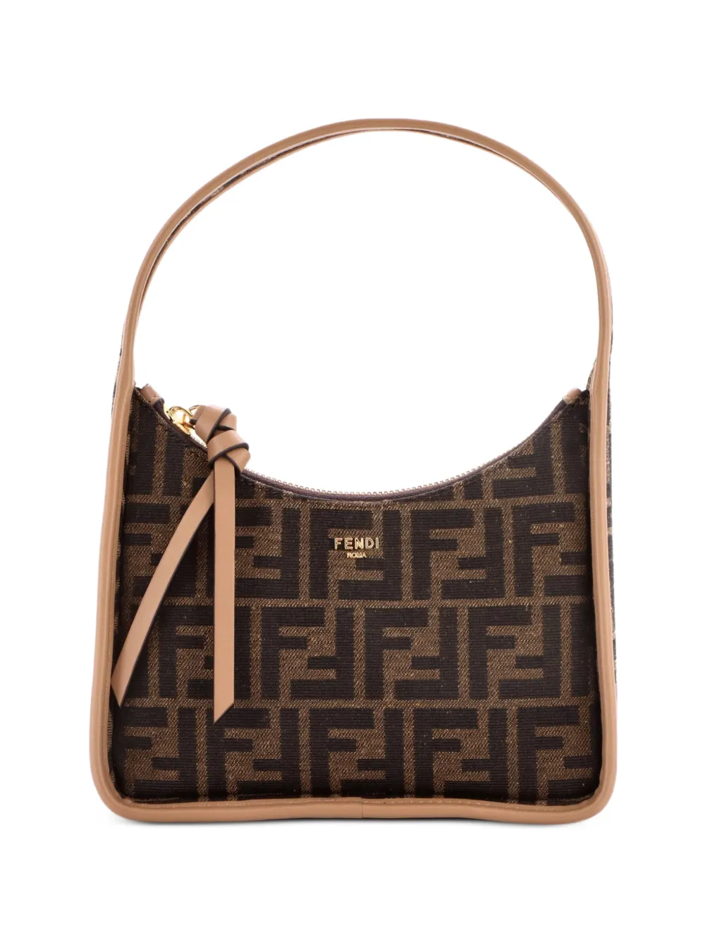 Fendi Pre-Owned Fendessence Zucca Canvas Mini hobo bag - Brown