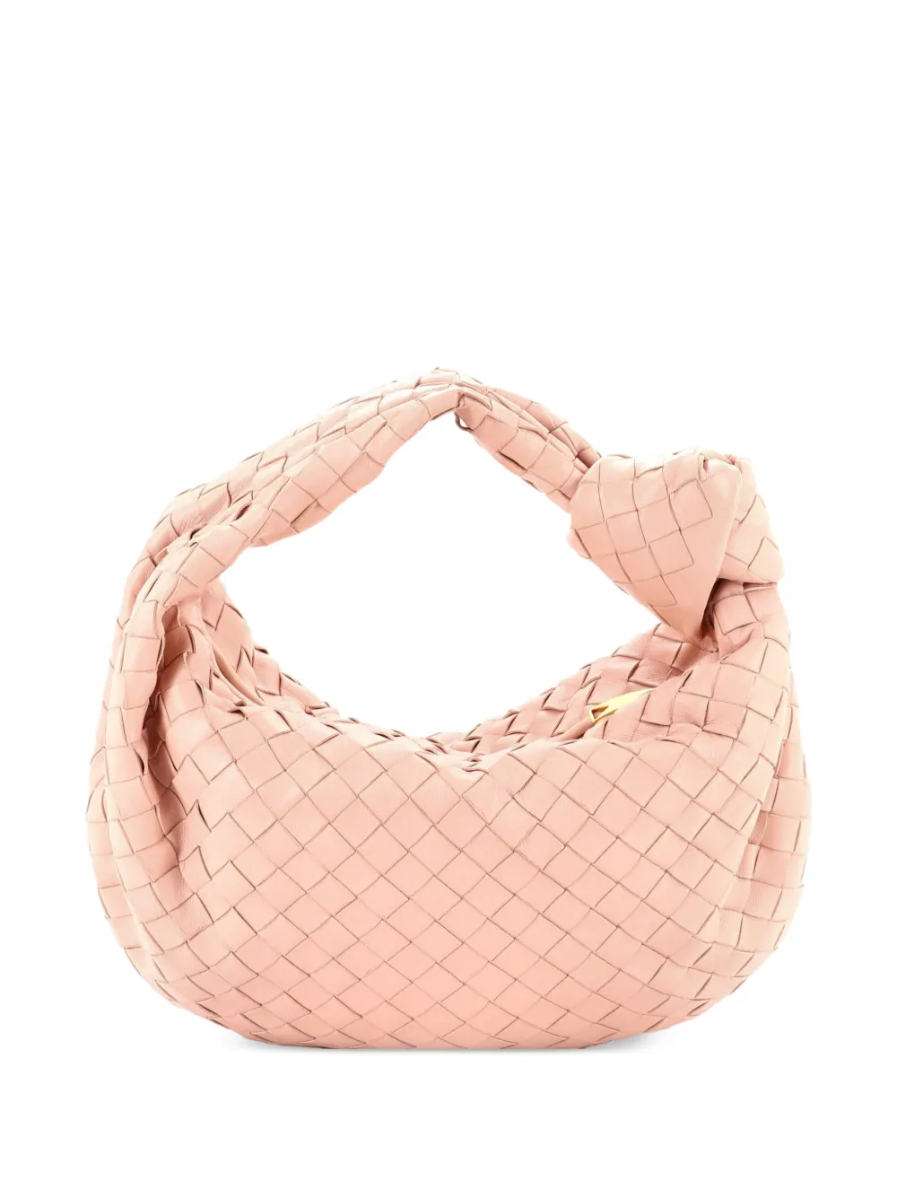 Bottega Veneta Pre-Owned Teen BV Jodie Intrecciato Beuteltasche aus Nappaleder - Rosa