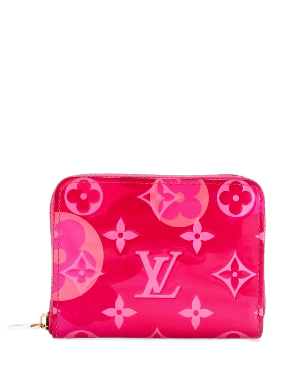 Louis Vuitton Pre-Owned Zippy Coin Purse Limited Edition Valentine Floral Monogram Vernis pouch - Rosa