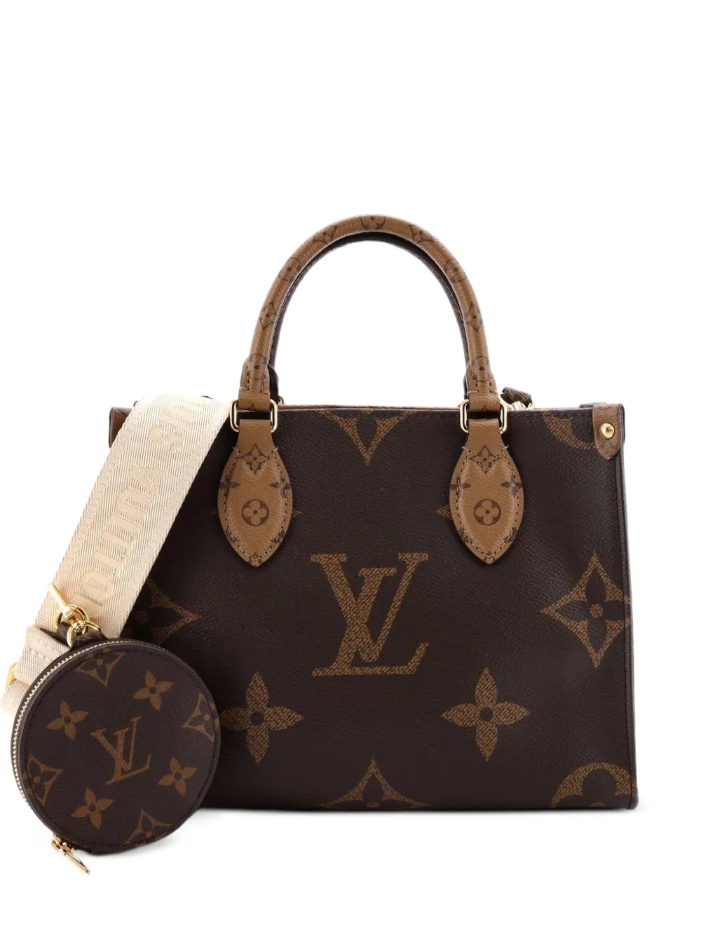 Louis Vuitton Pre-Owned OnTheGo Tote Reverse Monogram Giant PM shoulder bag - Brown