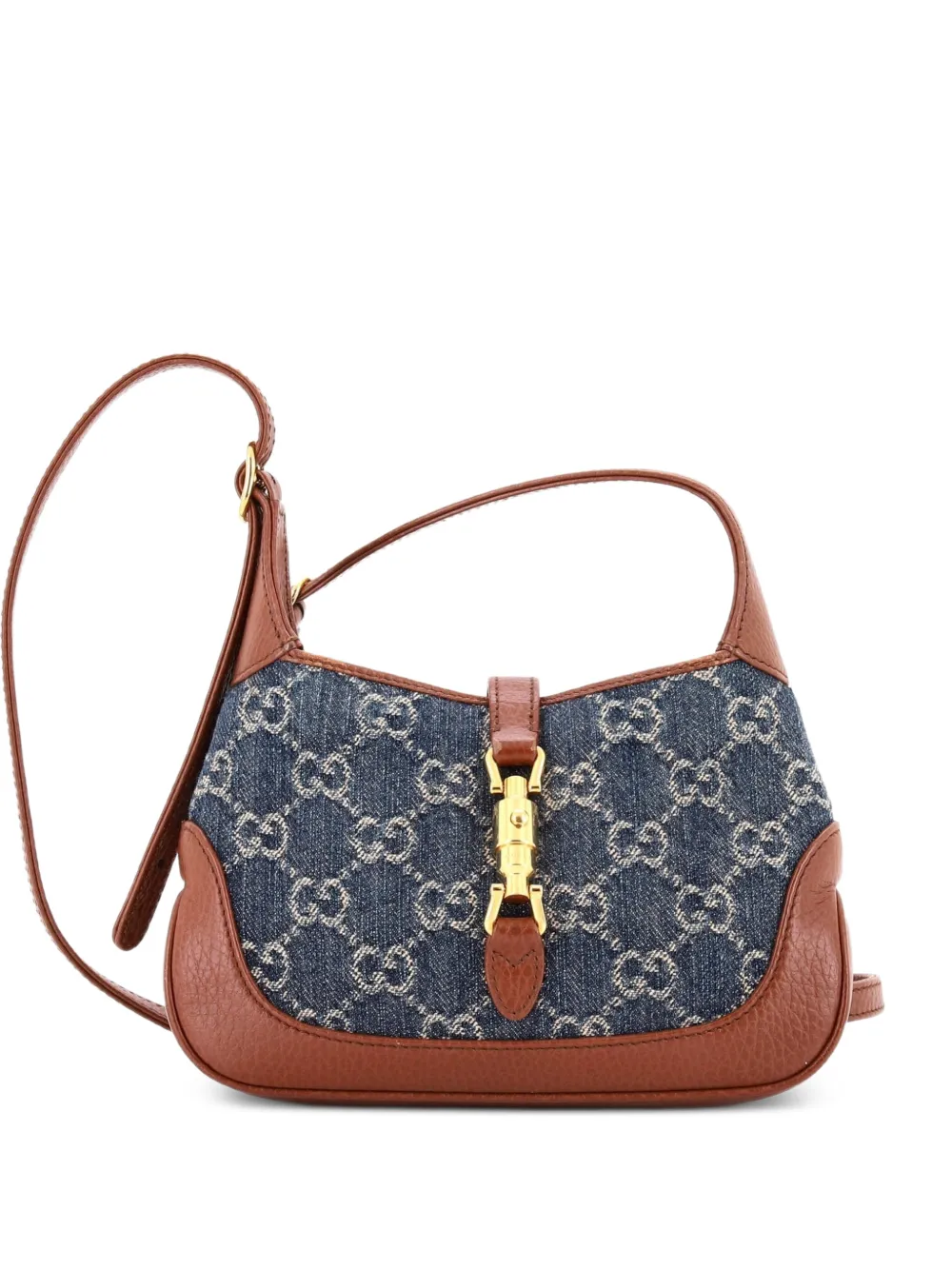 Gucci Pre-Owned Jackie 1961 Hobo GG Denim Mini crossbody bag - Blue