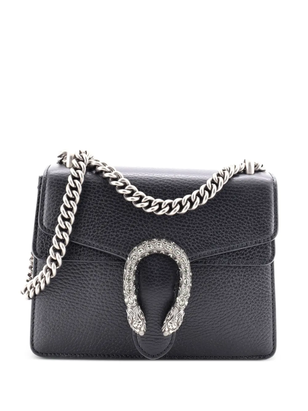 Gucci Pre-Owned Dionysus Bag Leather Mini crossbody bag - Black
