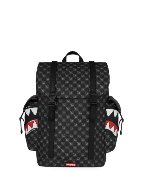 Sprayground Sharks In Paris Monte Carlo check backpack