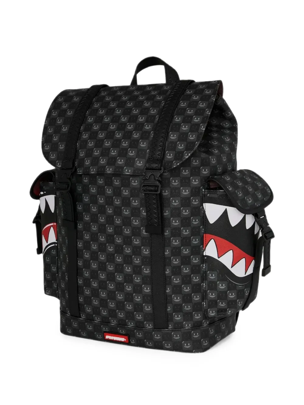Sprayground Sharks In Paris Monte Carlo geruite rugzak Zwart