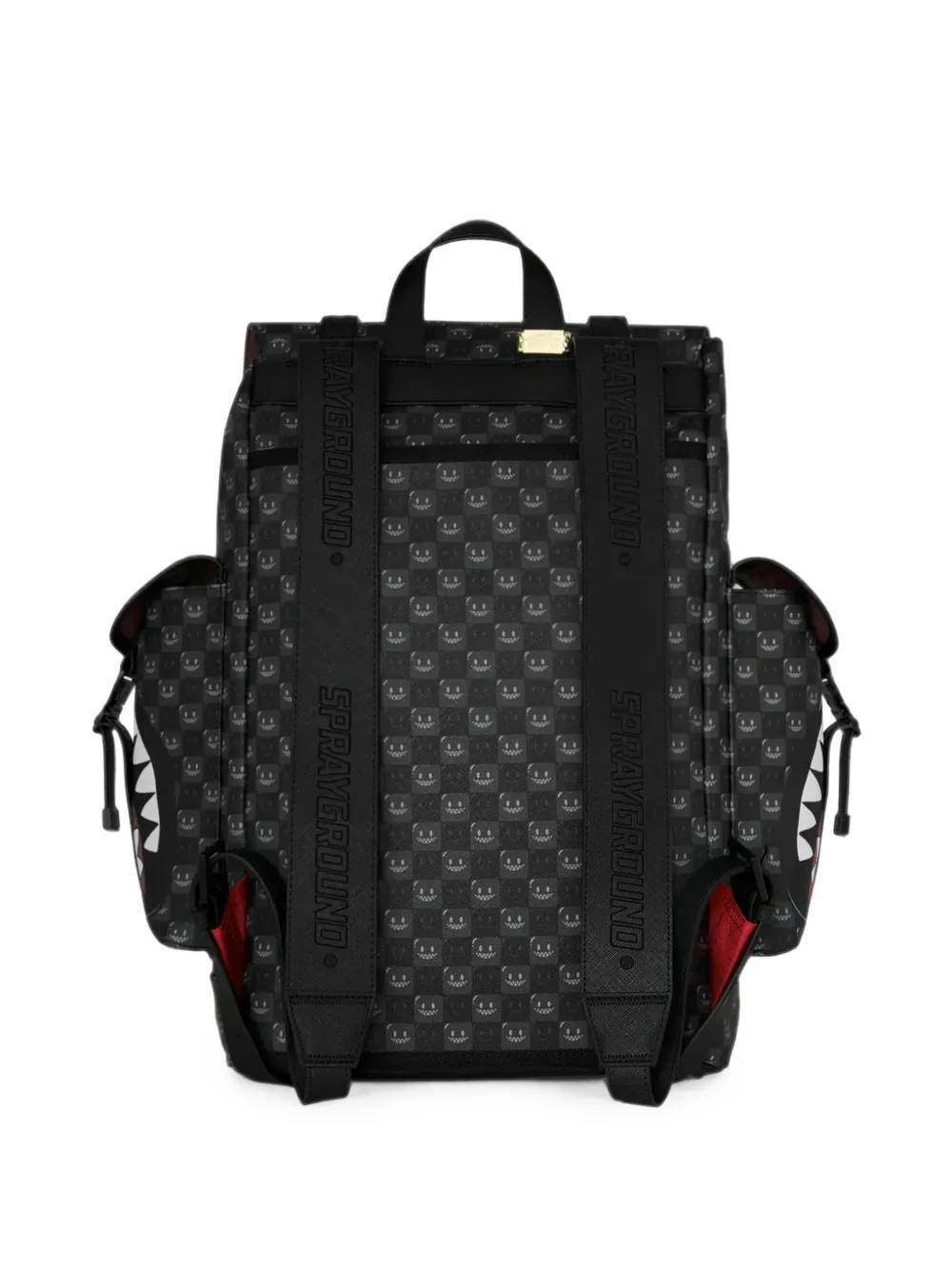 Sprayground Sharks In Paris Monte Carlo geruite rugzak Zwart