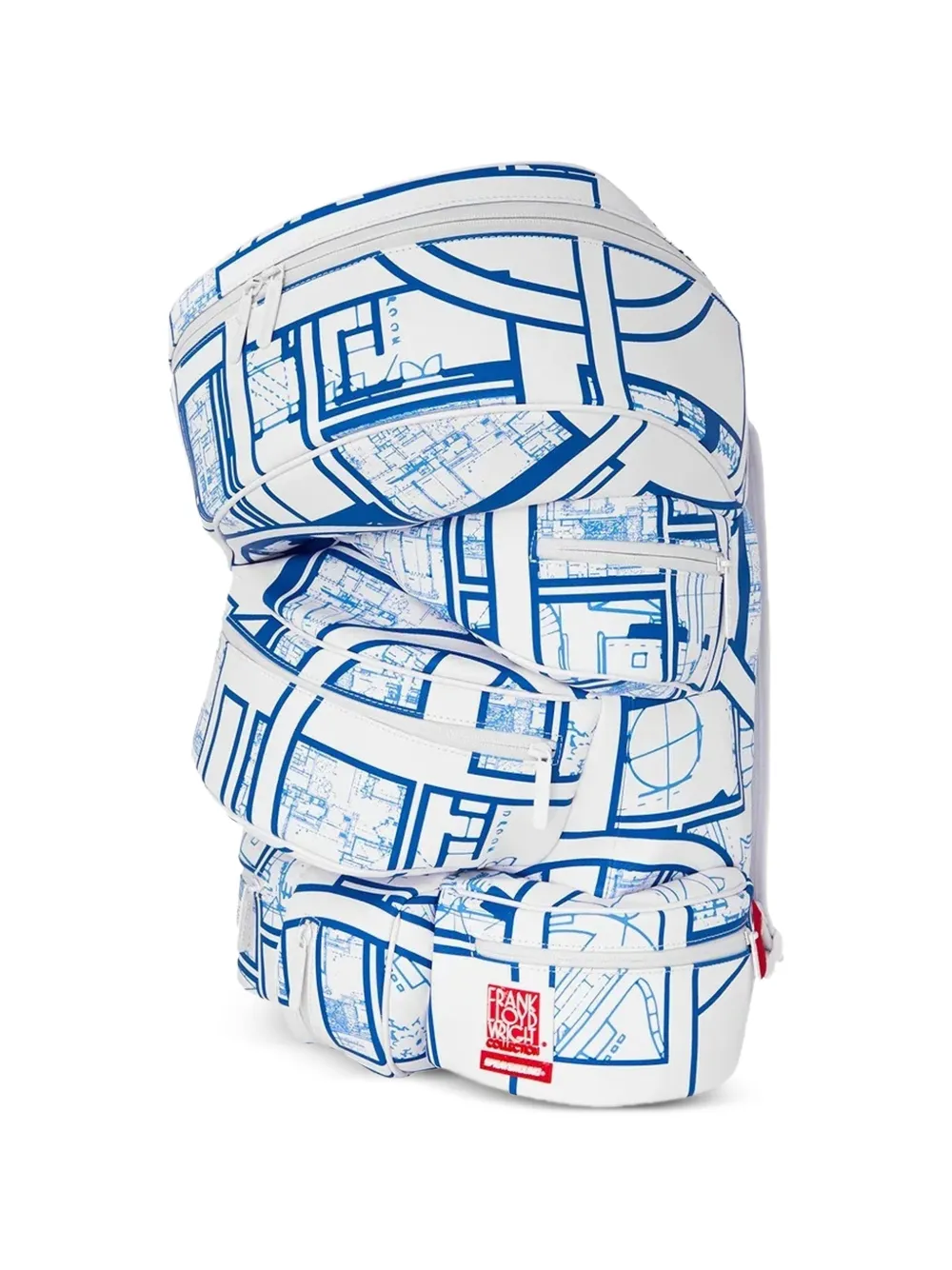 Sprayground x Frank Lloyd Wright-2 rugzak Wit