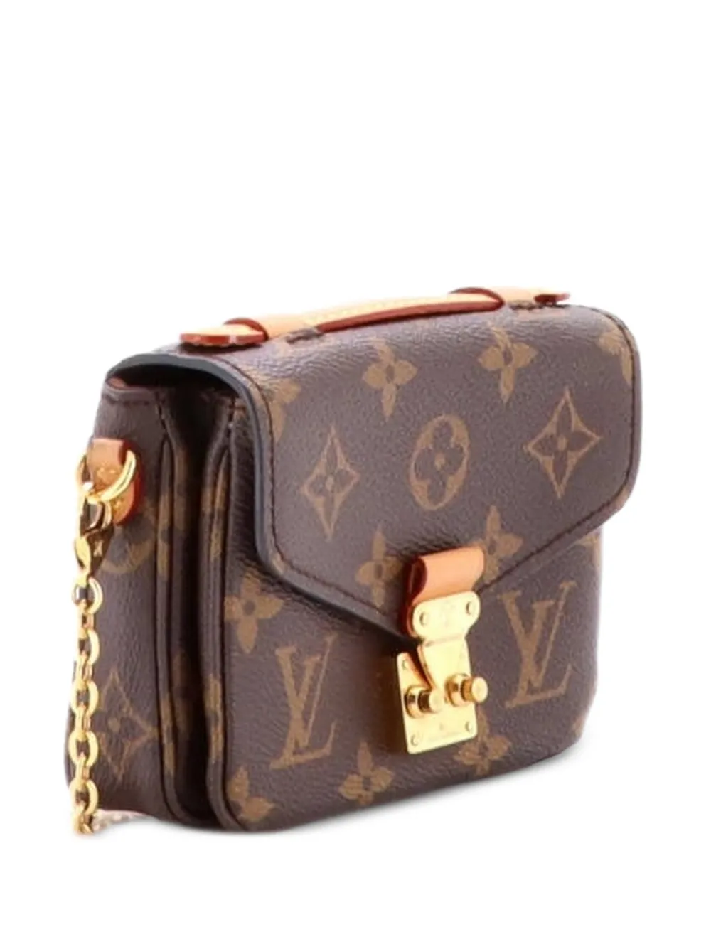 Louis Vuitton Pre-Owned Micro Metis Monogram Canvas crossbody bag - Marrone