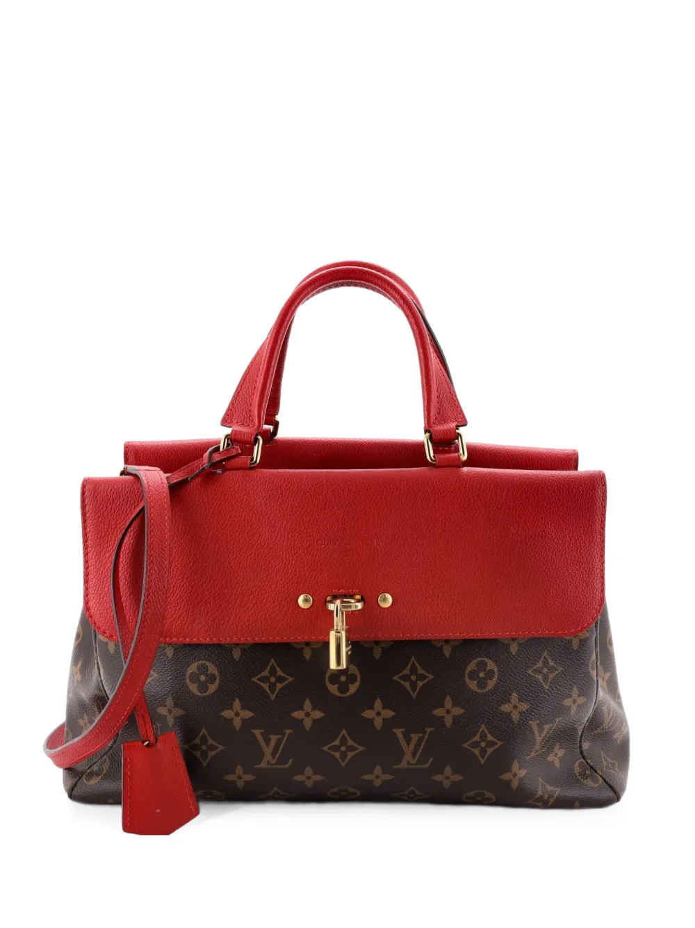 Louis Vuitton Pre-Owned Venus Handbag Monogram Canvas and Leather satchel - Rosso