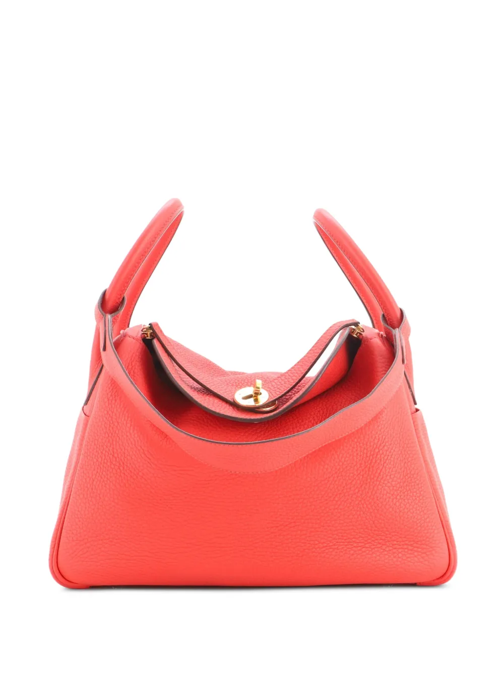 Hermès Pre-Owned Lindy Bag Clemence 30 shoulder bag - Red