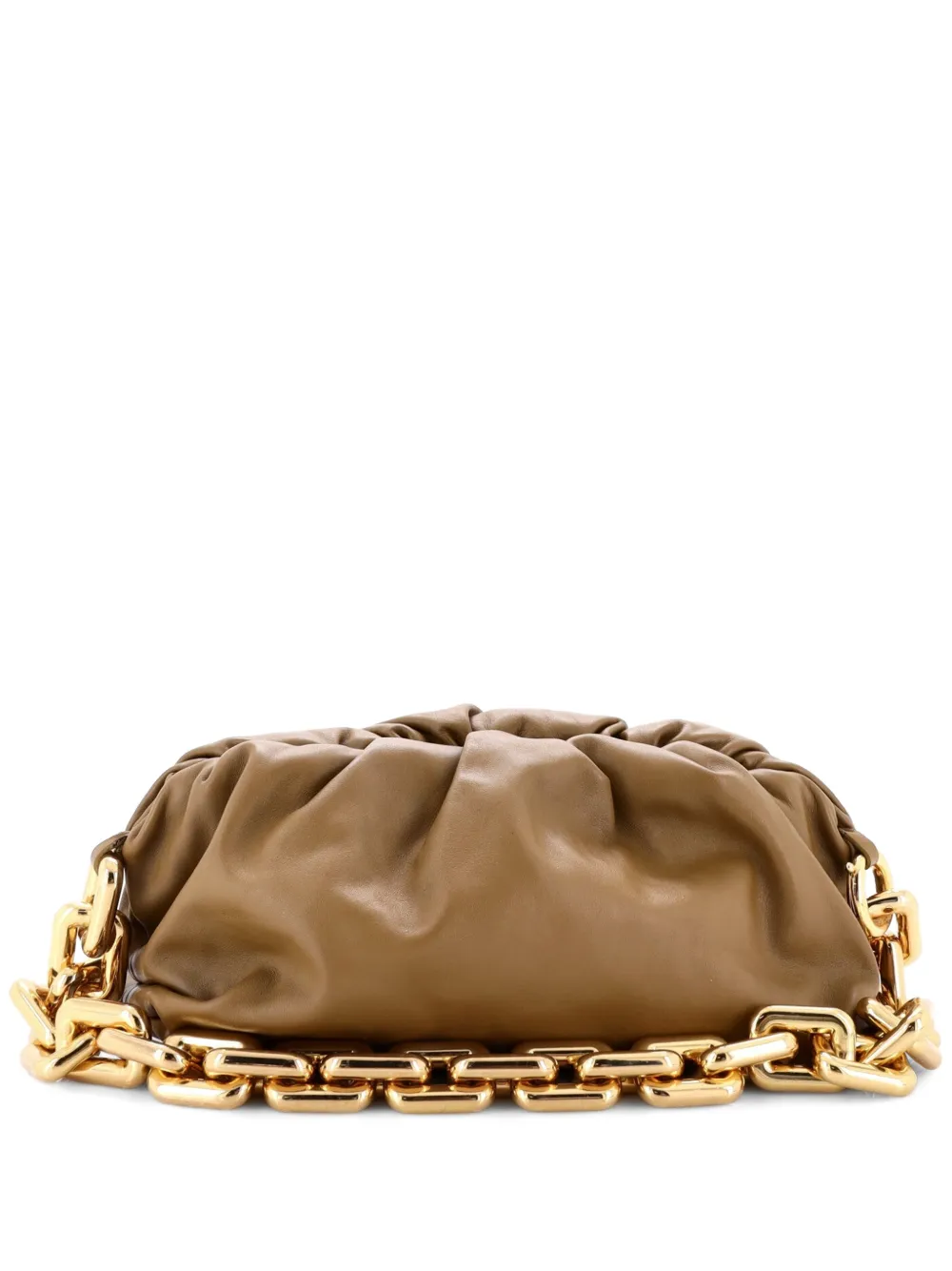 Bottega Veneta Pre-Owned The Chain Pouch Schultertasche aus Leder - Braun