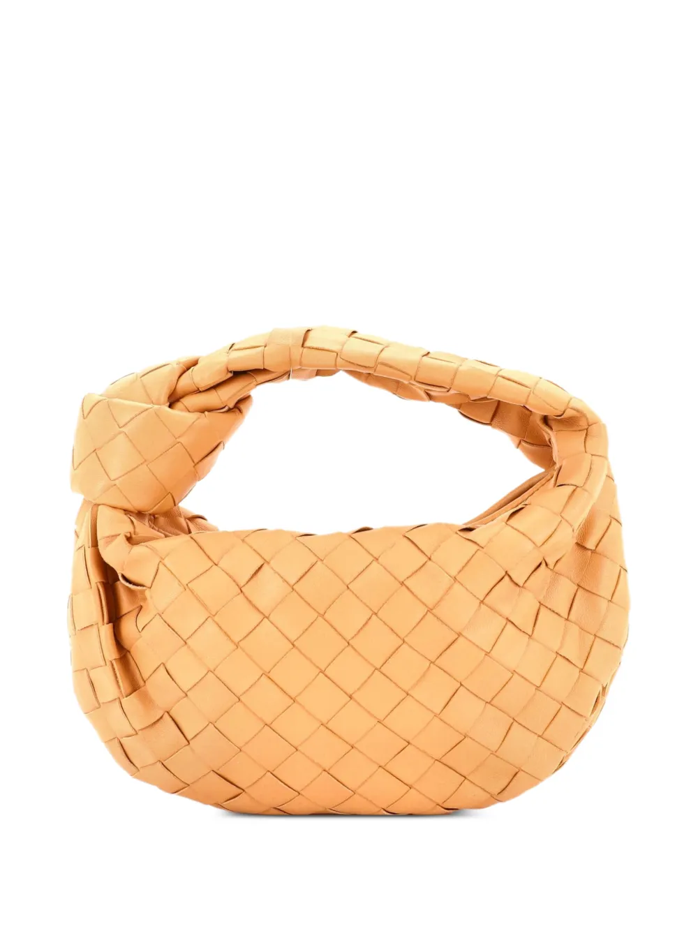 Bottega Veneta Pre-Owned Mini BV Jodie Intrecciato Tasche aus Nappaleder - Nude