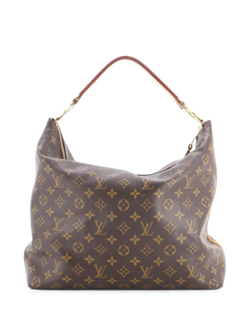 Louis Vuitton Pre-Owned Sully Handbag Monogram Canvas MM hobo bag - Brown