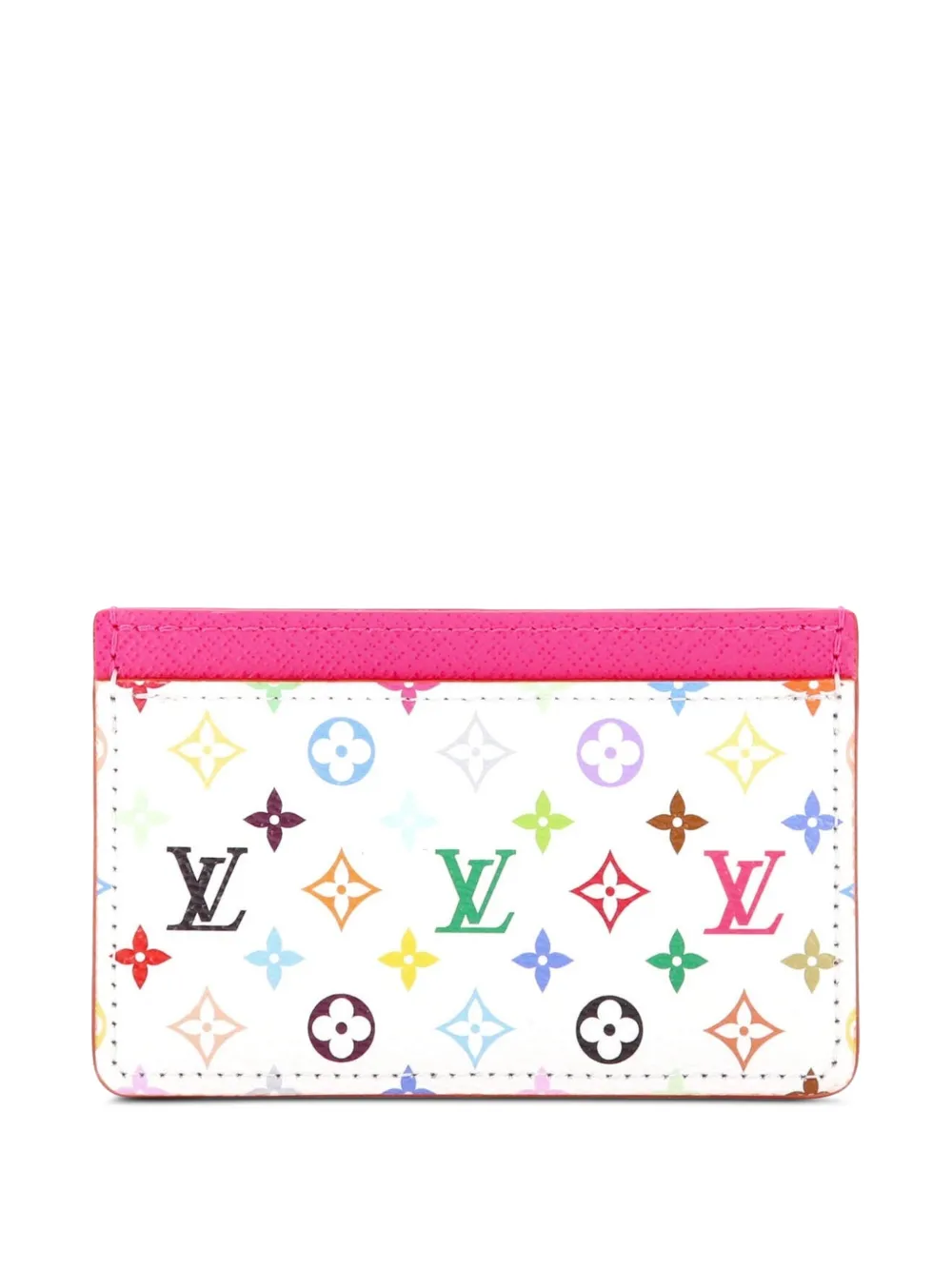 Louis Vuitton Pre-Owned x Takashi Murakami Monogram Multicolor with Leather card holder - Rosa