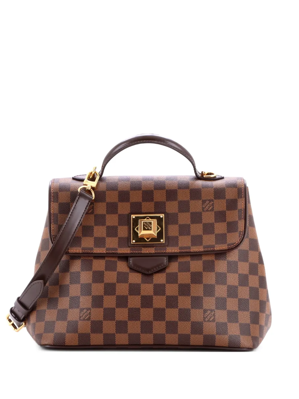 Louis Vuitton Pre-Owned Bergamo Handbag Damier MM satchel - Marrone