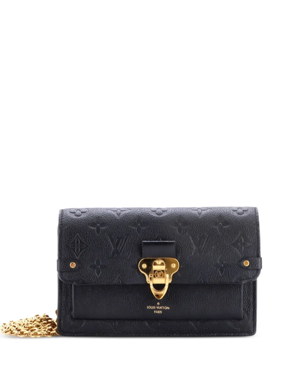 Louis Vuitton Pre-Owned Vavin Chain Wallet Monogram Empreinte Leather clutch bag - Nero