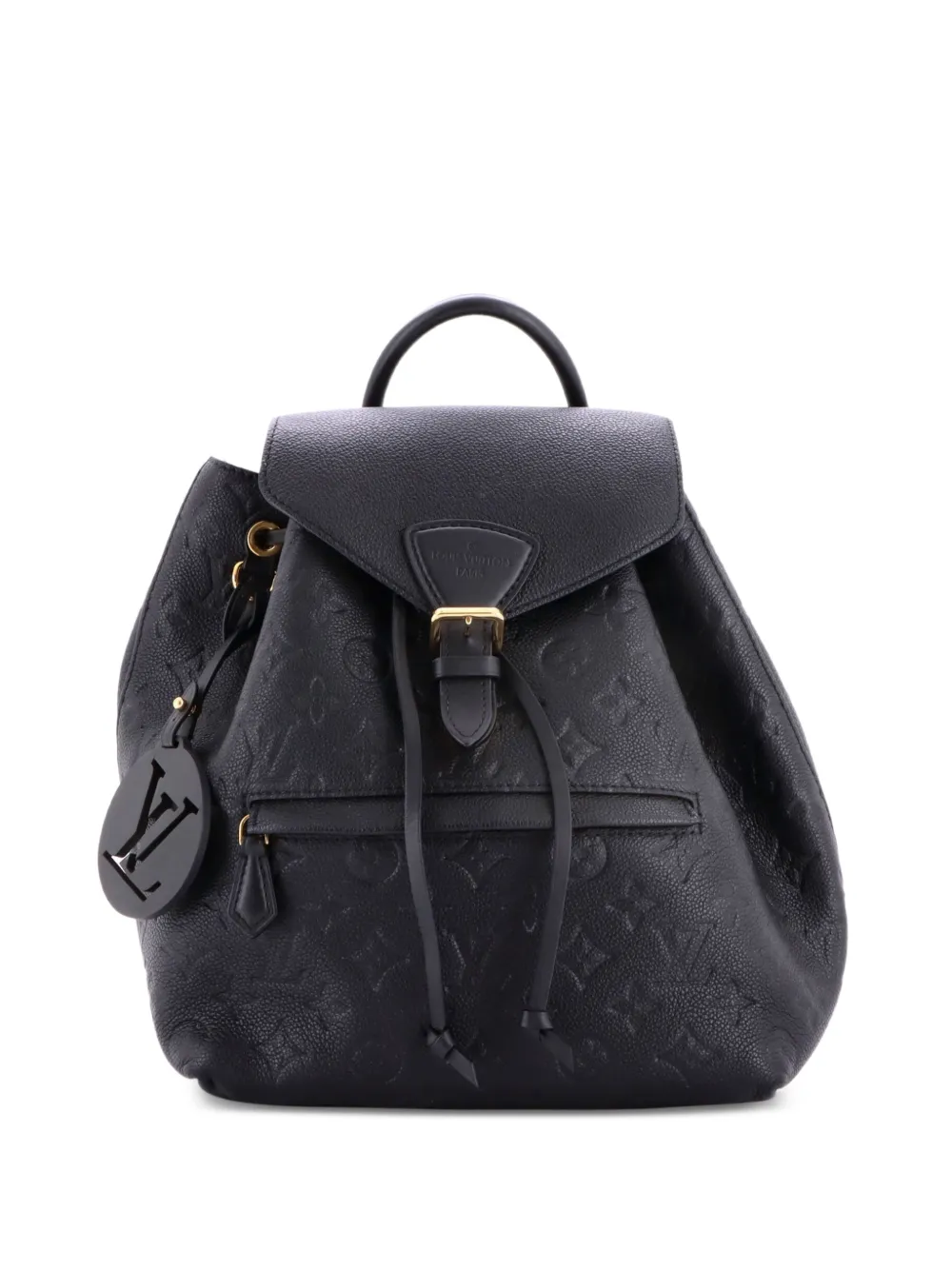 Louis Vuitton Pre-Owned sac à dos Montsouris NM Empreinte en cuir PM - Noir