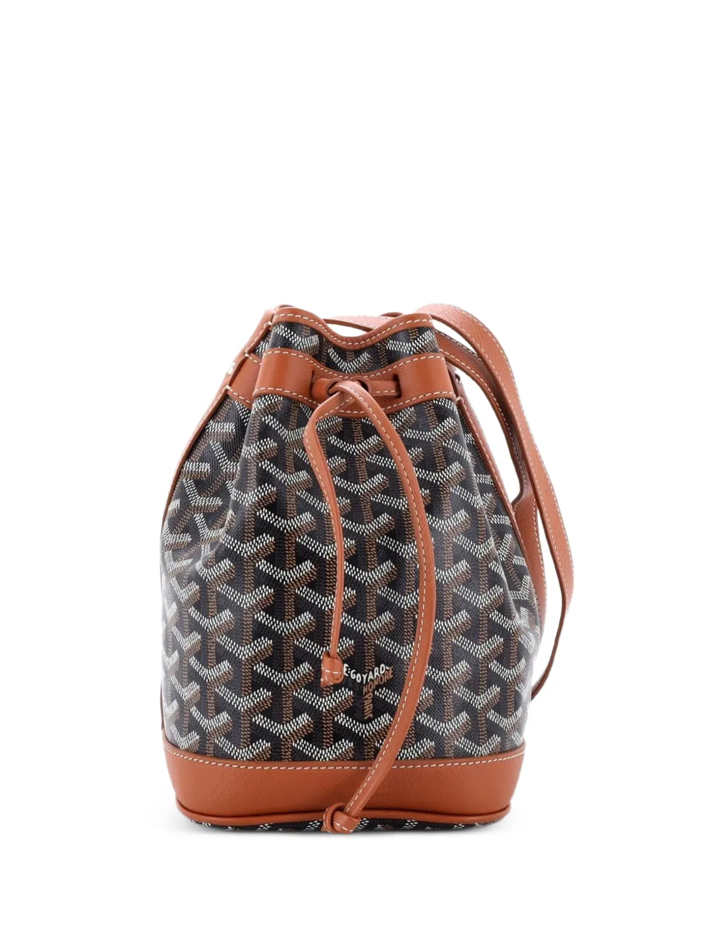 Goyard Pre-Owned sac seau Petit Flot Coated Canvas PM - Marron Goyard Pre-Owned sac seau Petit Flot Coated Canvas PM - Marron