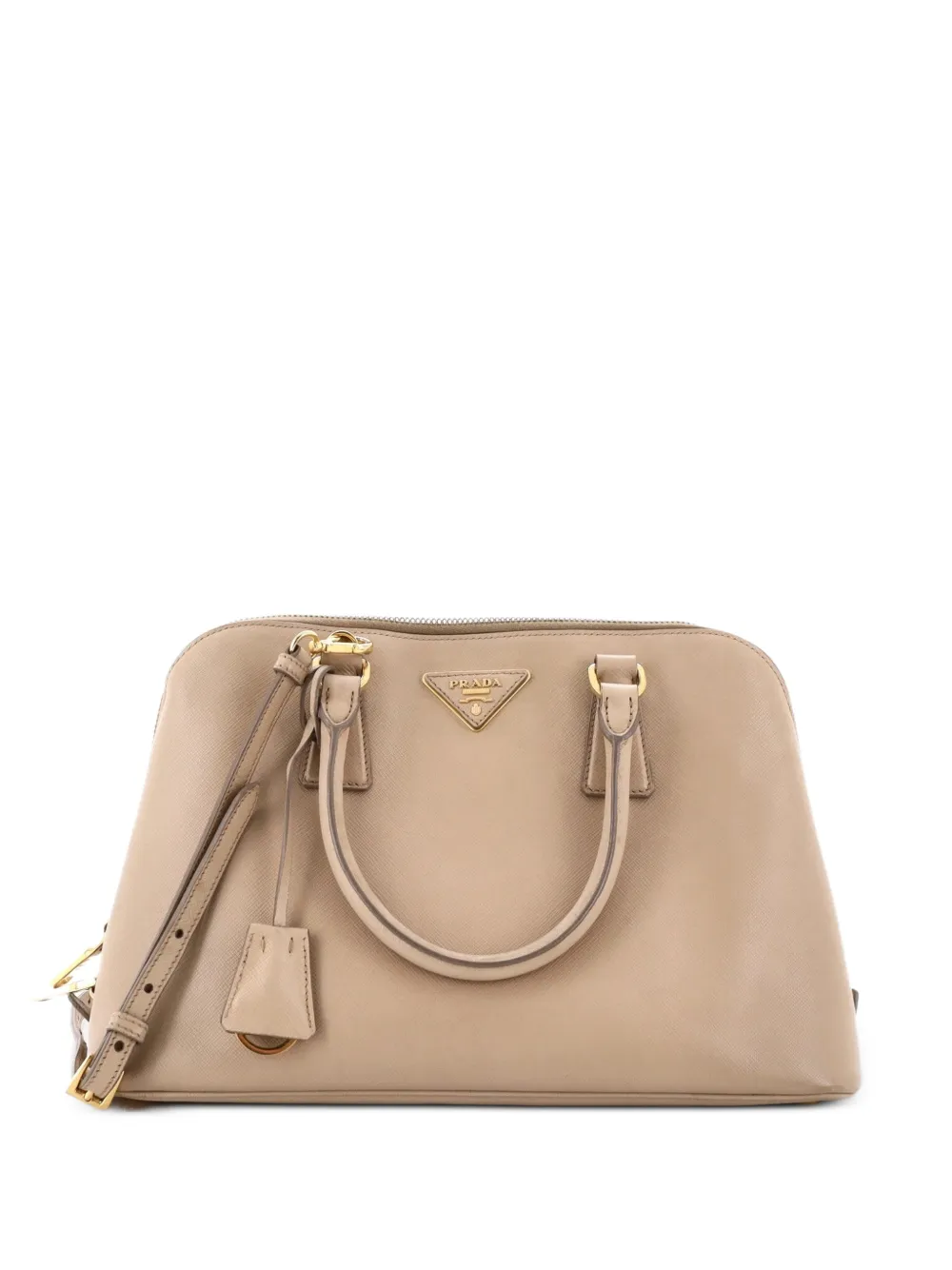 Prada Pre-Owned Promenade Bag Saffiano Leather Medium satchel - Toni neutri