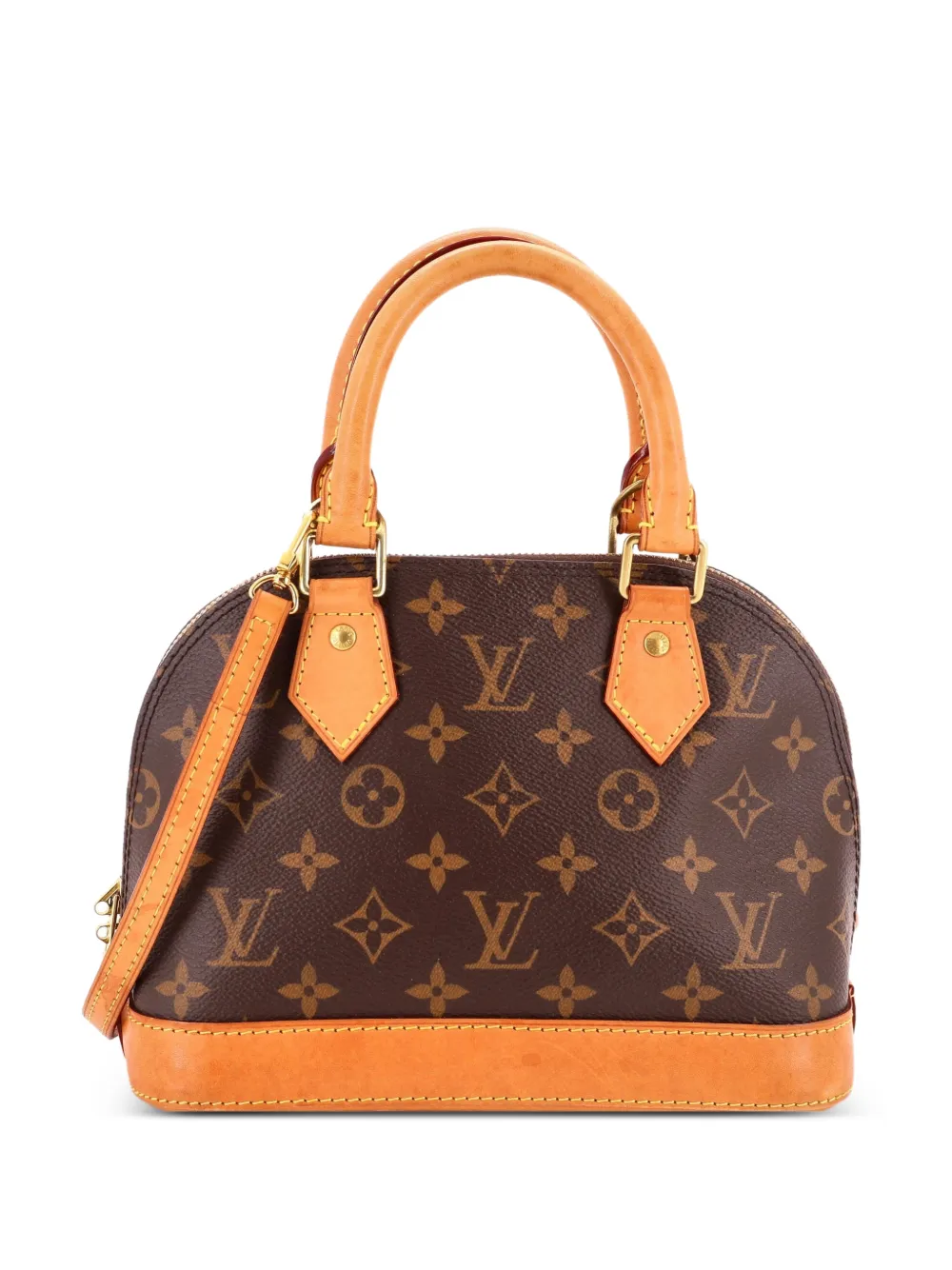 Louis Vuitton Pre-Owned Alma Handbag Monogram Canvas BB crossbody bag - Marrone