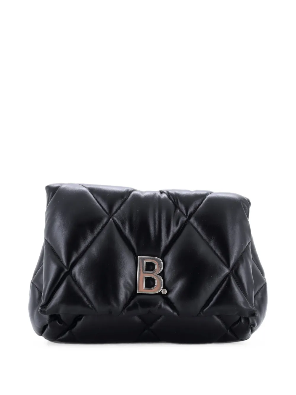 Balenciaga Pre-Owned Touch Quilted Puffy Leather Medium clutch bag - Nero