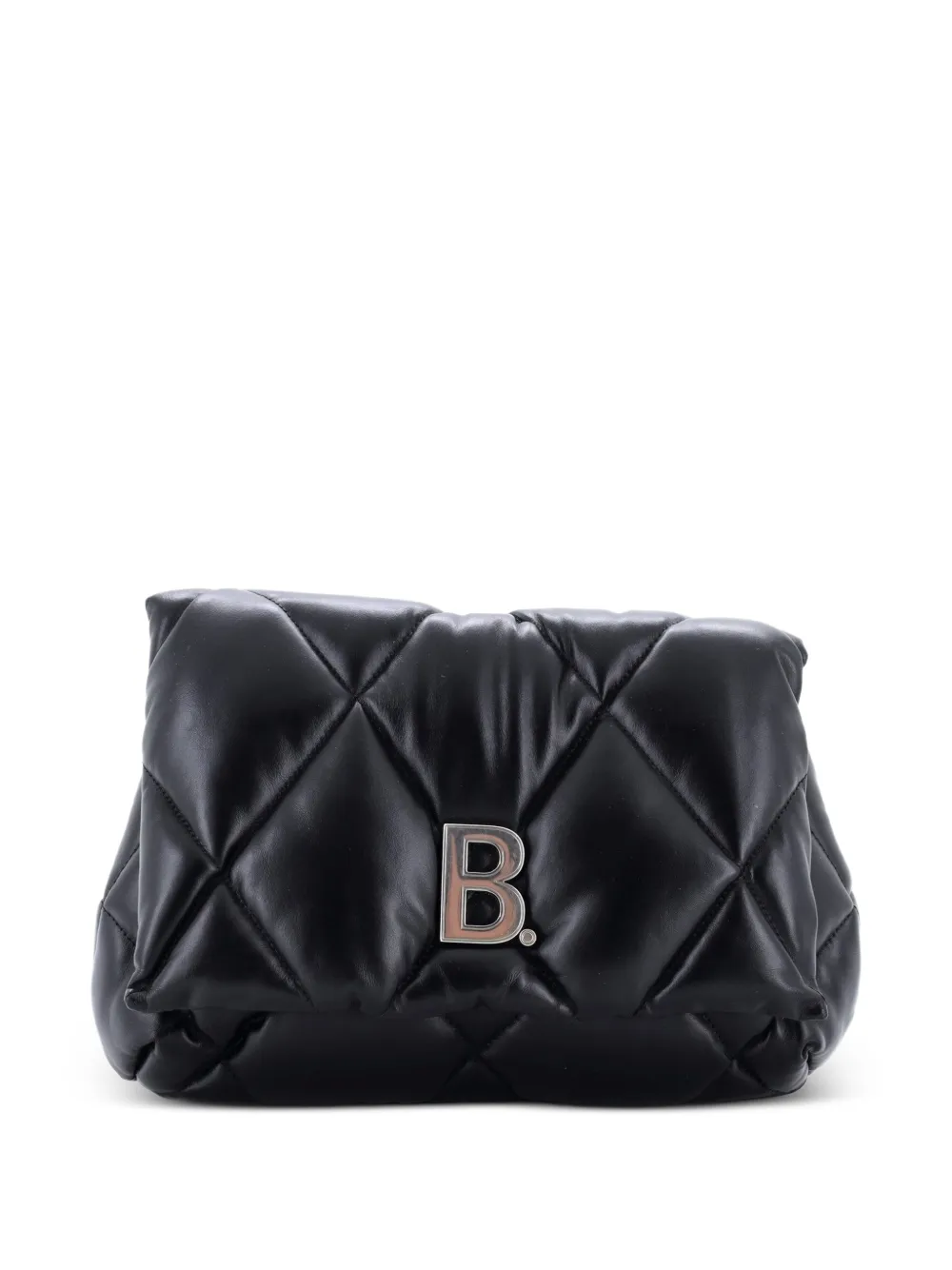 Balenciaga Pre-Owned Touch Quilted Puffy Leather Medium clutch bag - Nero