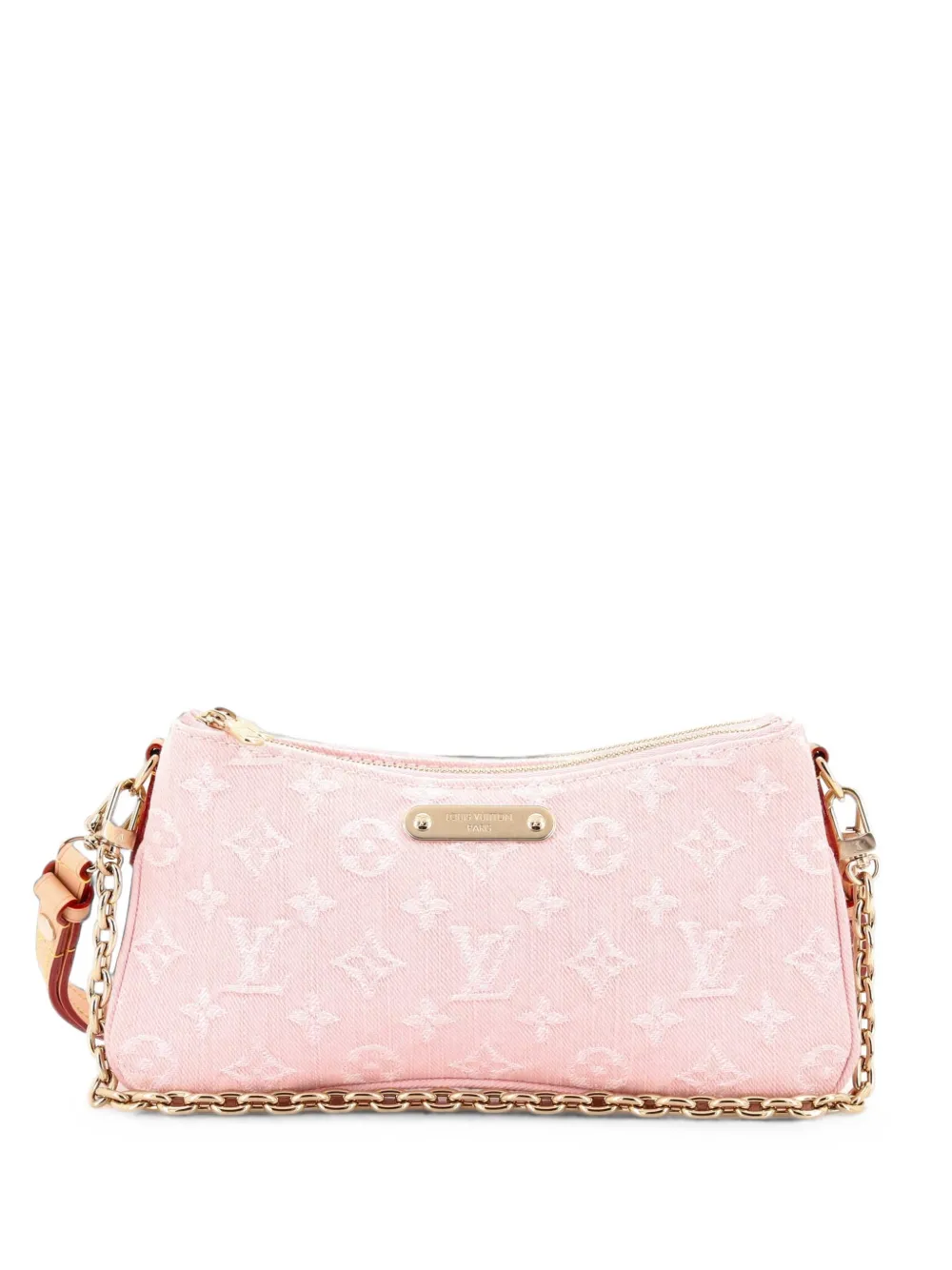 Louis Vuitton Pre-Owned Liv Pochette Monogram Denim shoulder bag - Rose