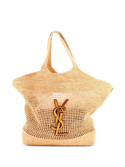 Saint Laurent Pre-Owned Icare Shopping Raffia Maxi tote bag