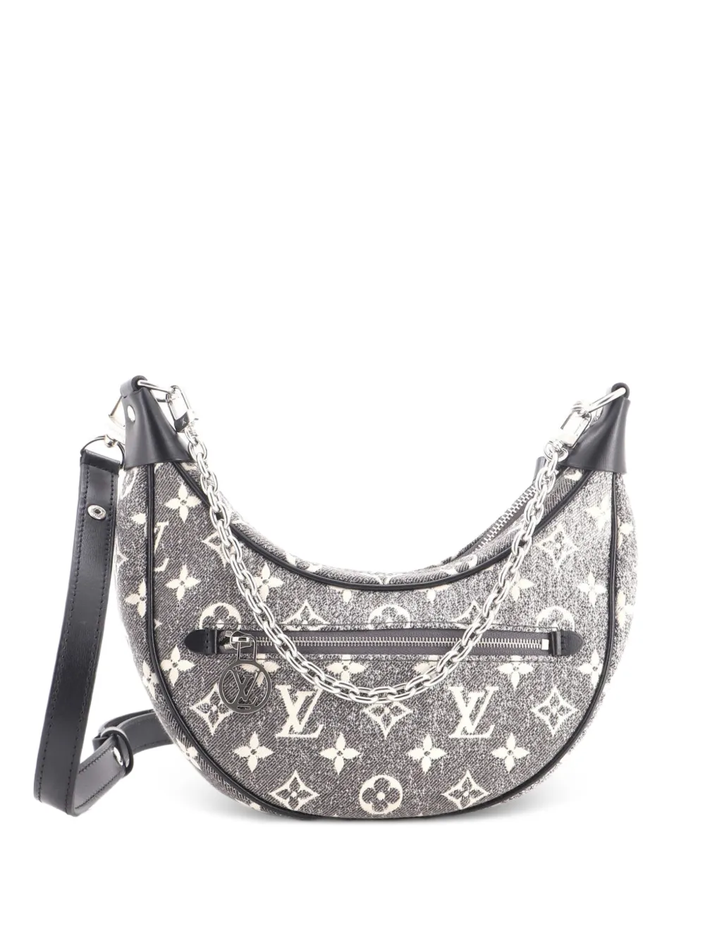 Louis Vuitton Pre-Owned sac à main Loop Handbag à motif monogrammé en jacquard - Gris