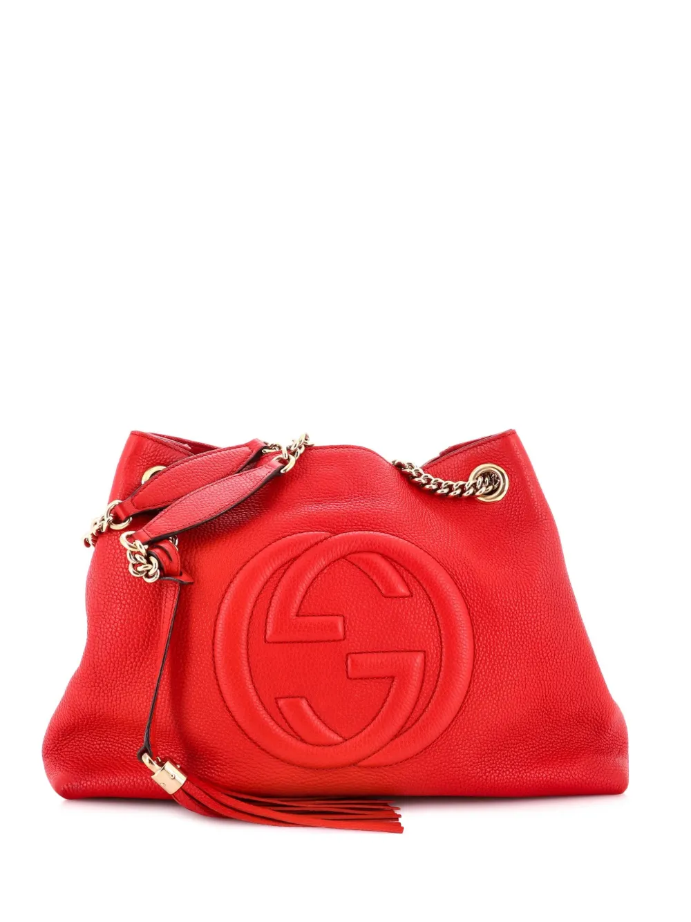 Gucci Pre-Owned Soho Chain Strap Leather Medium shoulder bag - Red