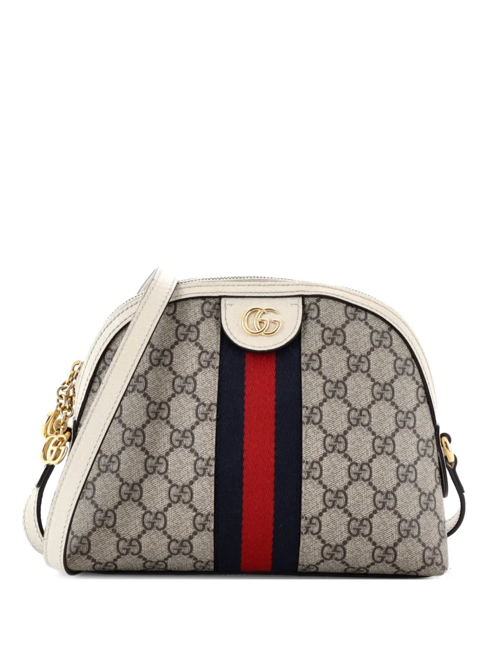 Gucci Pre-Owned Ophidia Dome GG Coated Canvas Small shoulder bag - Toni neutri