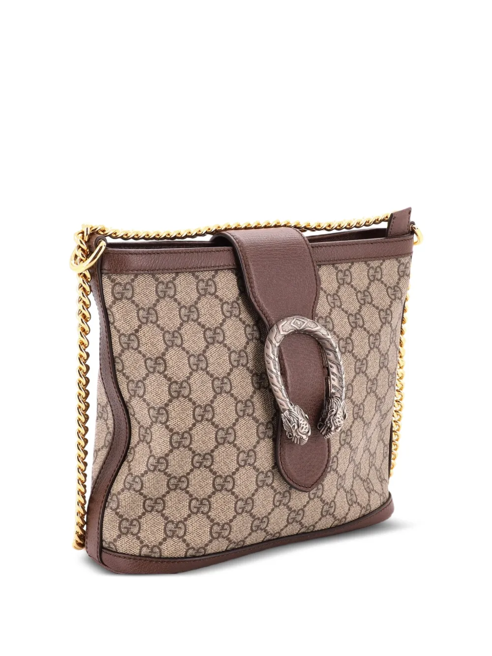 Gucci Pre-Owned sac seau Dionysus GG en toile enduite médium - Marron Gucci Pre-Owned sac seau Dionysus GG en toile enduite médium - Marron