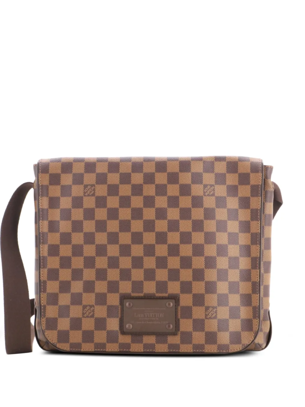Louis Vuitton Pre-Owned Brooklyn Handbag Damier MM crossbody bag - Brown