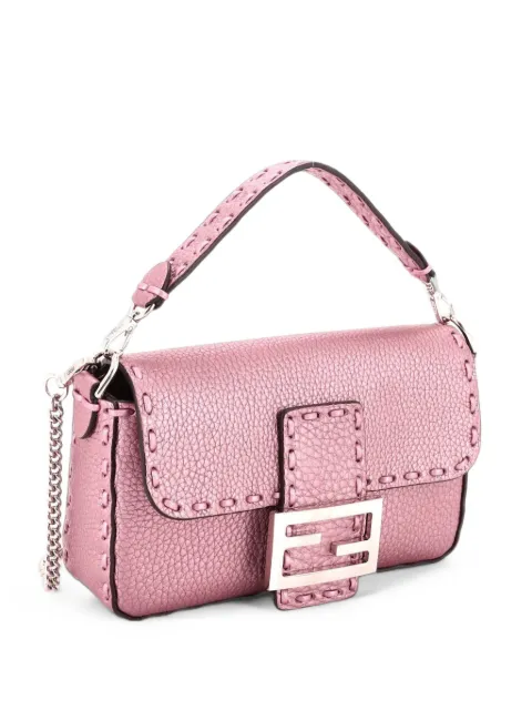 Fendi Pre-Owned Selleria Baguette NM Bag Leather Mini crossbody bag