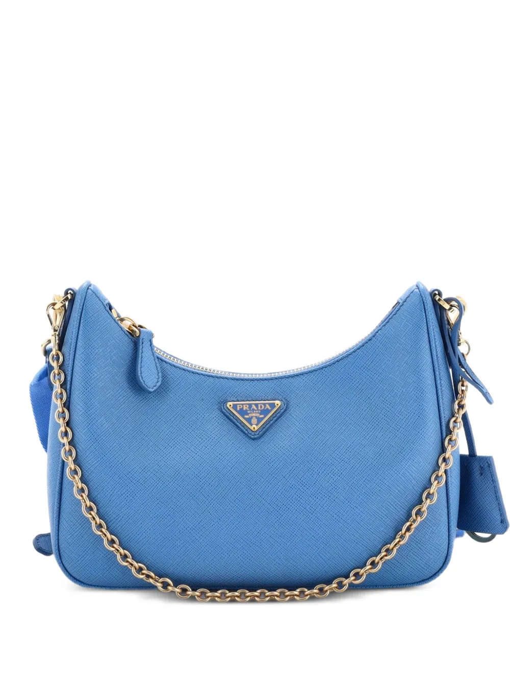 Prada Pre-Owned Re-Edition 2005 Shoulder Bag Saffiano Leather Small crossbody bag - Blu