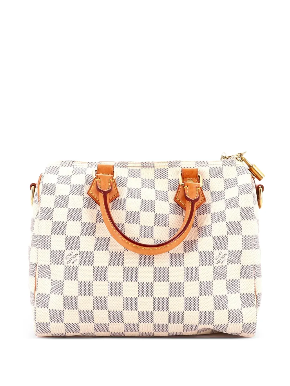 Louis Vuitton Pre-Owned Speedy Bandouliere Damier Satchel-Tasche 25cm - Nude