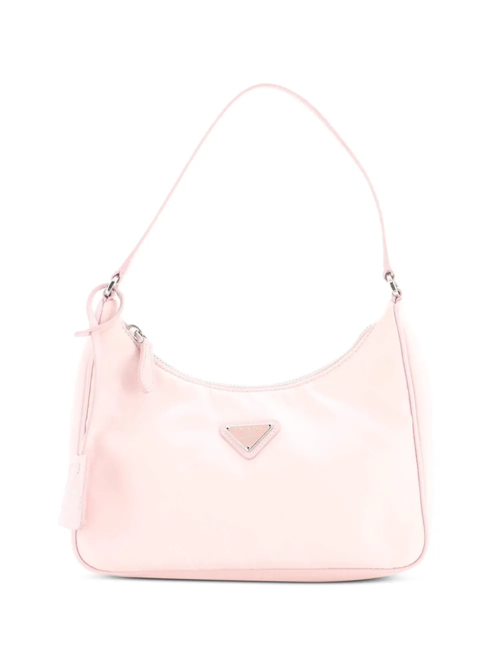 Prada Pre-Owned Re-Edition 2005 Tessuto with Saffiano Leather Mini hobo bag - Rosa