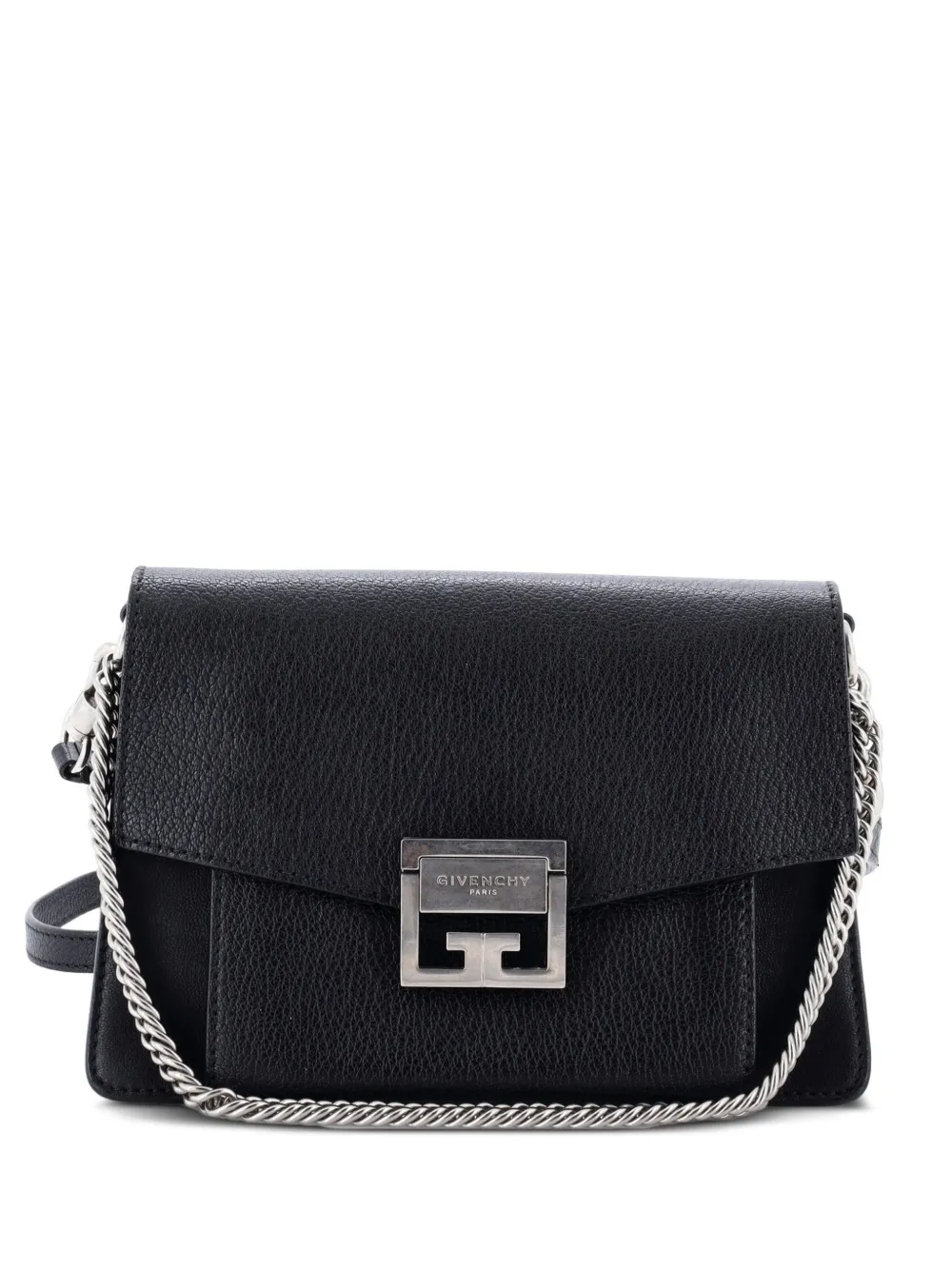 Givenchy Pre-Owned GV3 Flap Bag Leather Small shoulder bag - Nero