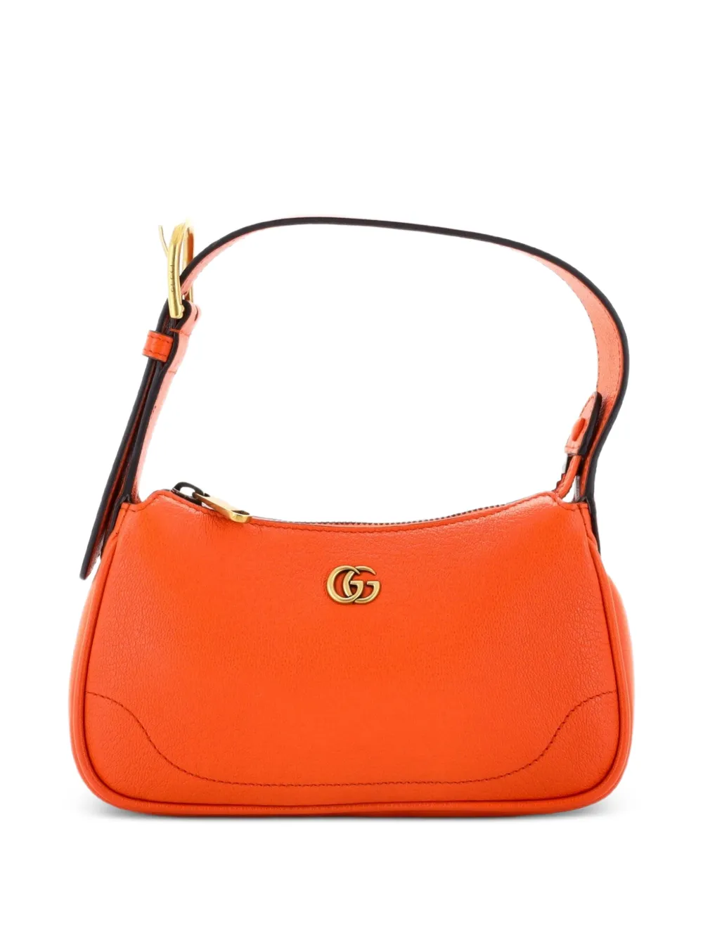 Gucci Pre-Owned Aphrodite Leather Mini shoulder bag - Orange