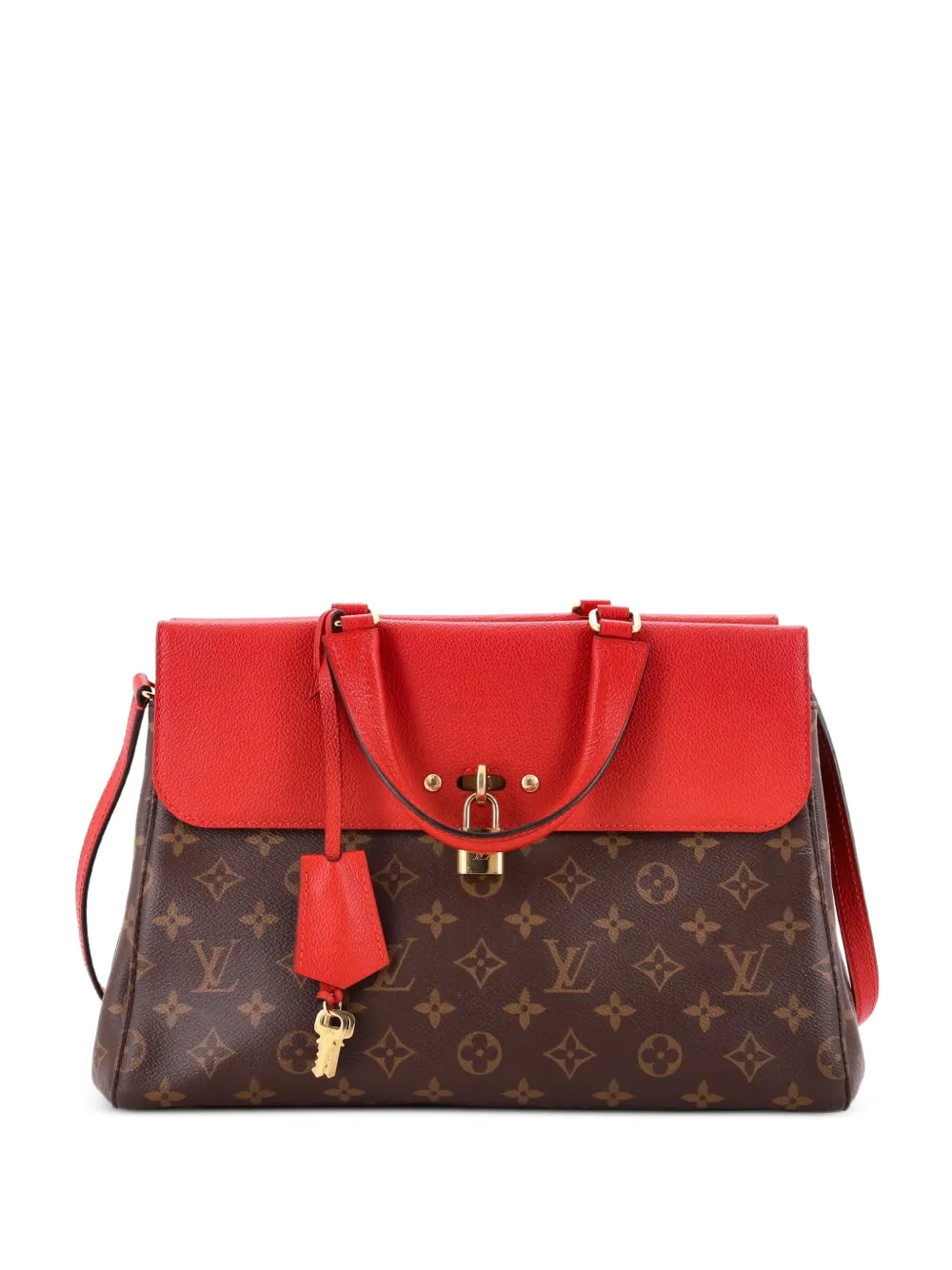 Louis Vuitton Pre-Owned Venus Handbag Monogram Canvas and Leather satchel - Rosso