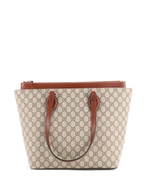 Gucci Pre-Owned sac cabas Linea A zippé en toile enduite GG et cuir médium