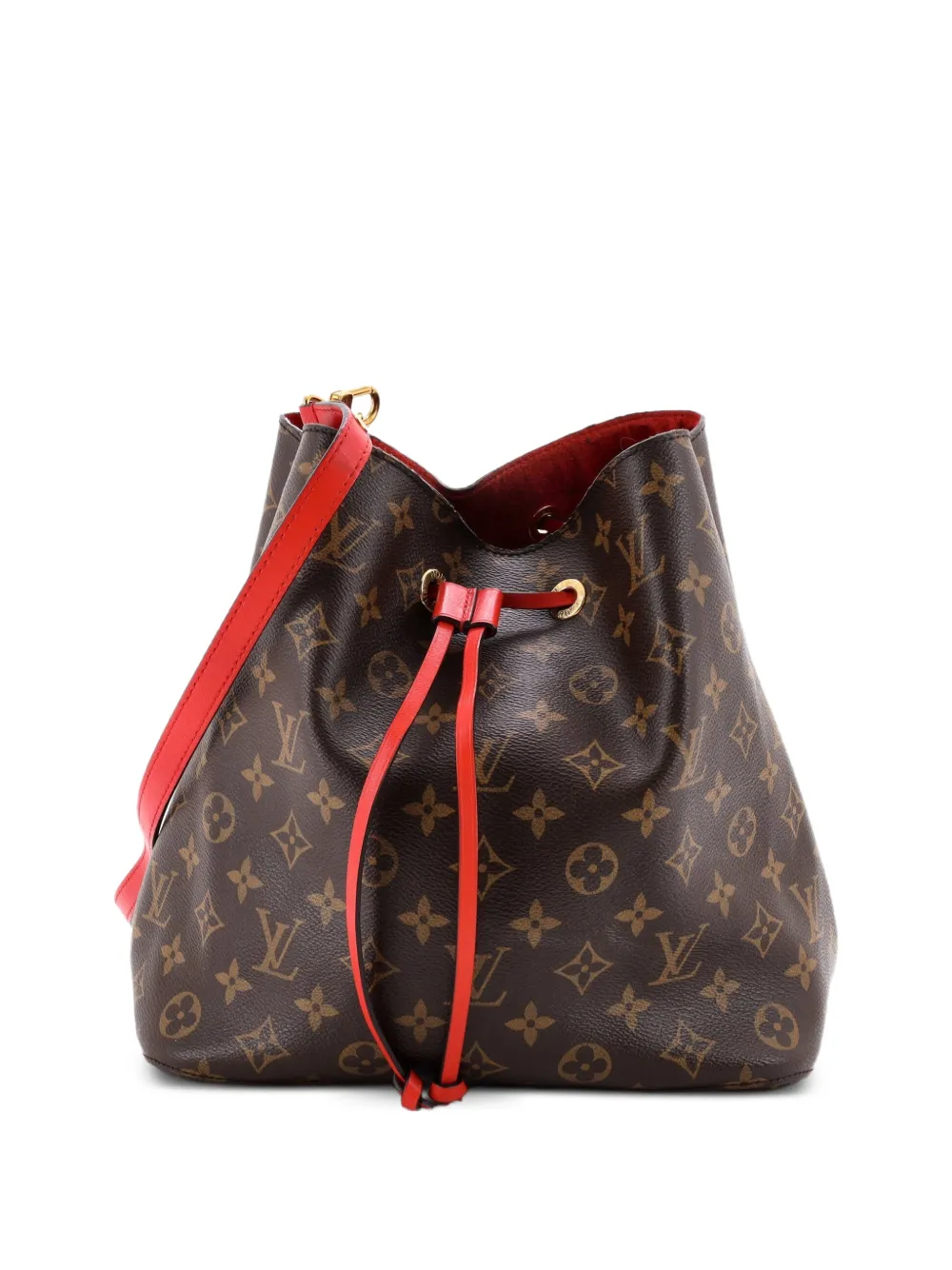 Louis Vuitton Pre-Owned sac seau monogrammé NeoNoe Handbag en toile et cuir MM - Rouge