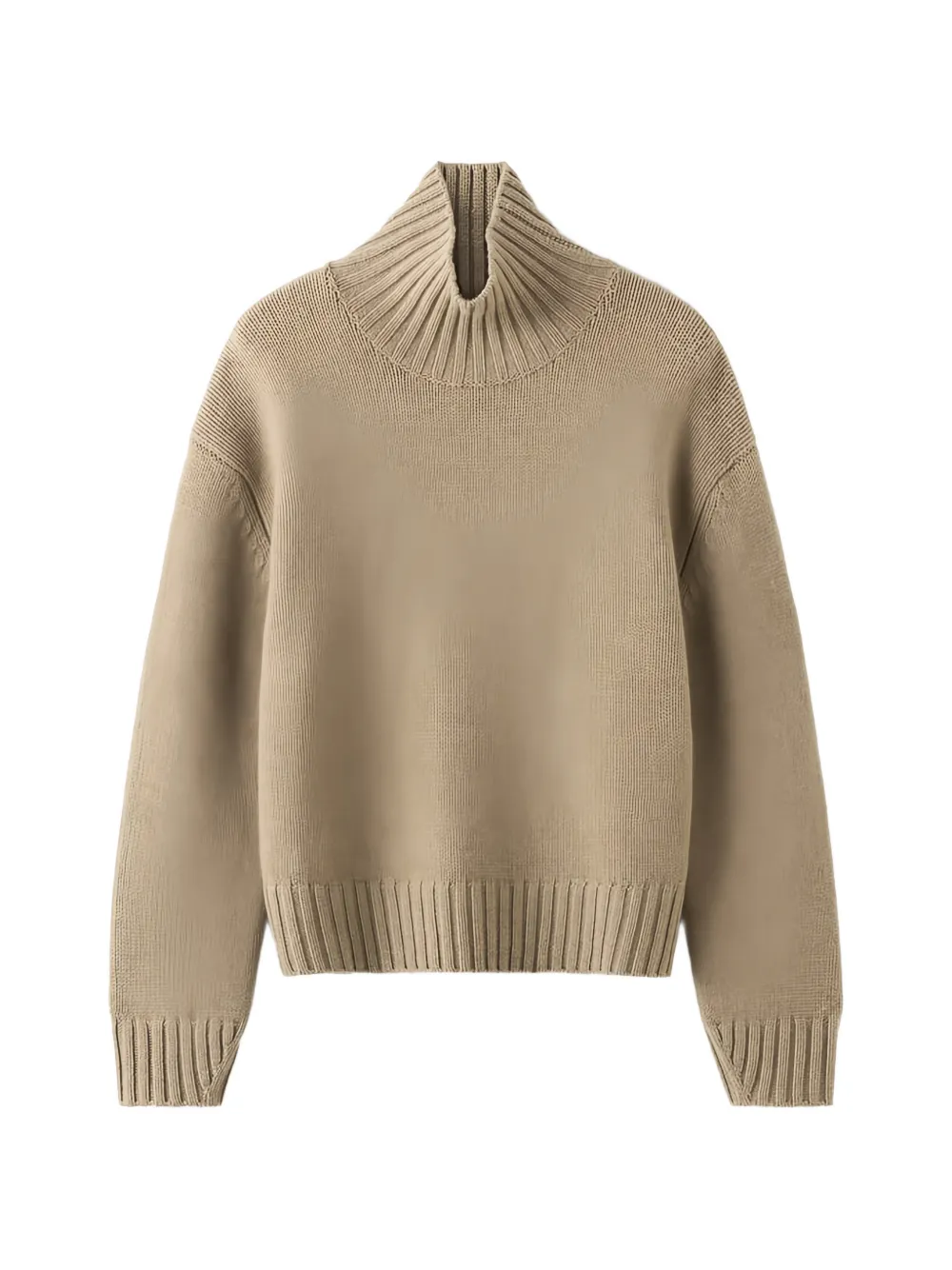 Almada Label Nola Turtleneck Sweater In Neutral