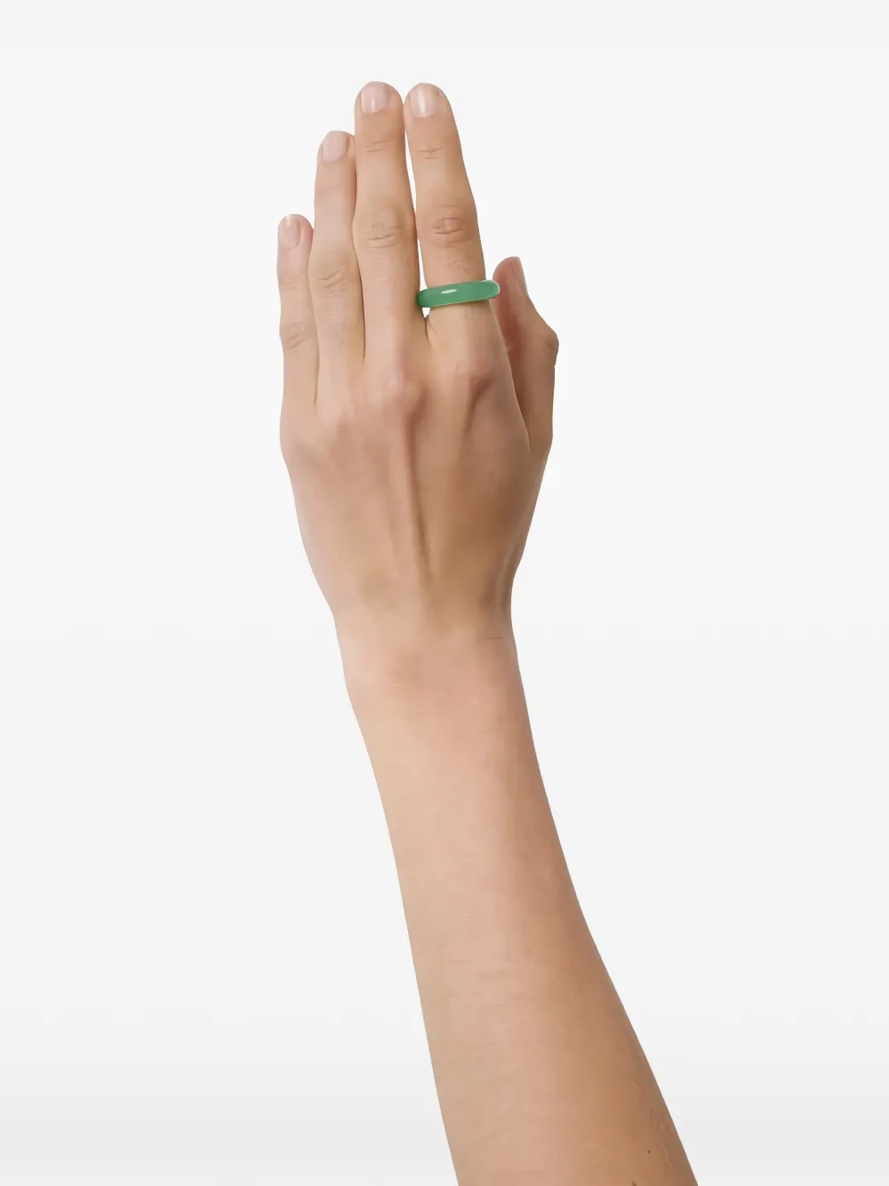 Lié Studio Ines Ring mit Aventurin - Grün