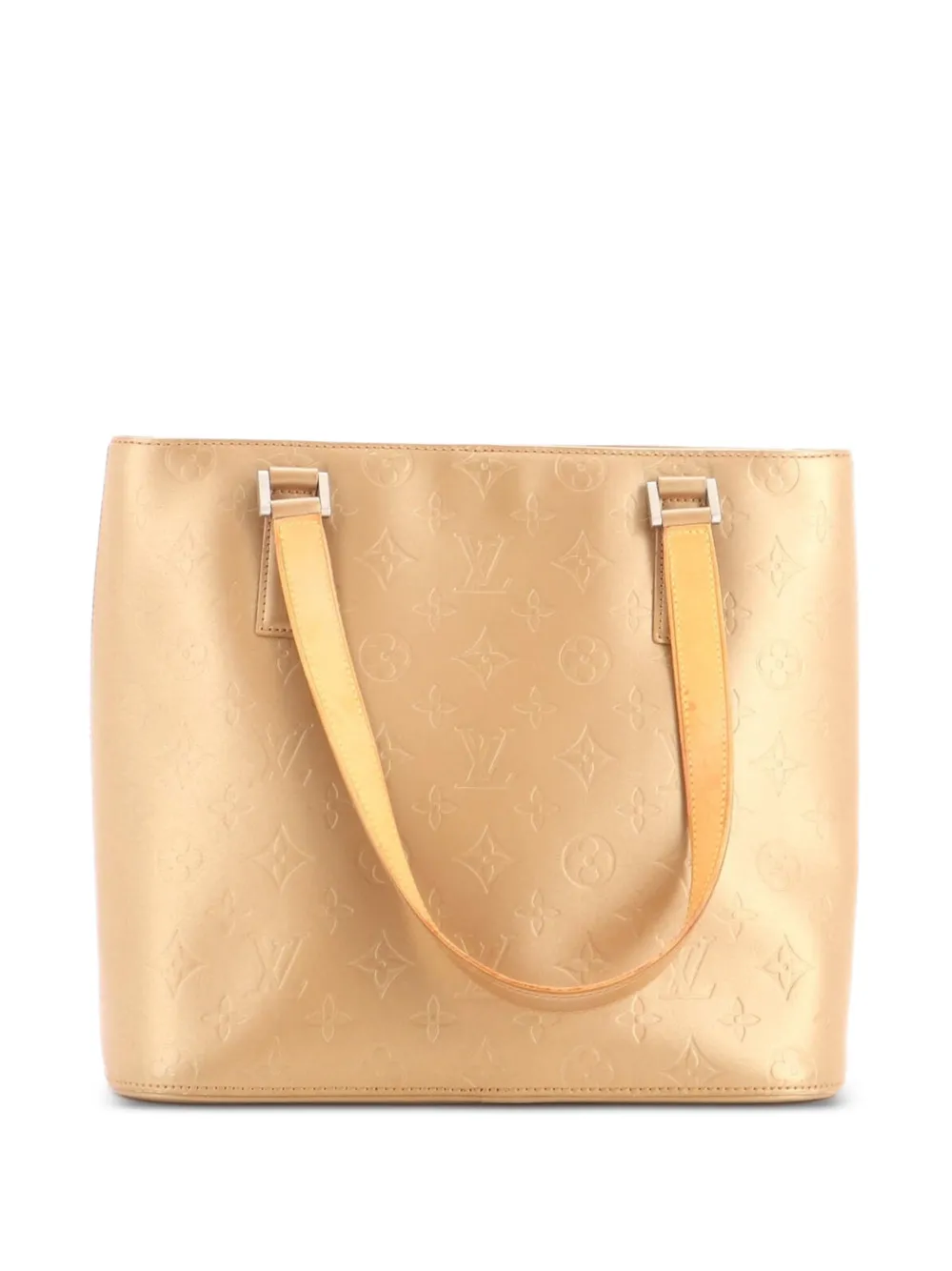 Louis Vuitton Pre-Owned Mat Stockton Handbag Monogram Vernis tote bag - Oro