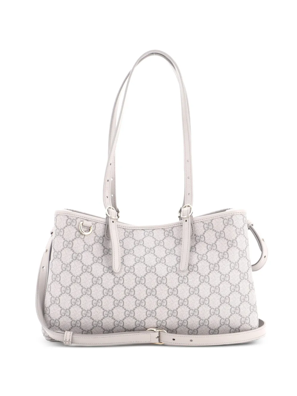 Gucci Pre-Owned Kleine Emblem GG Canvas-Tote Bag - Grau