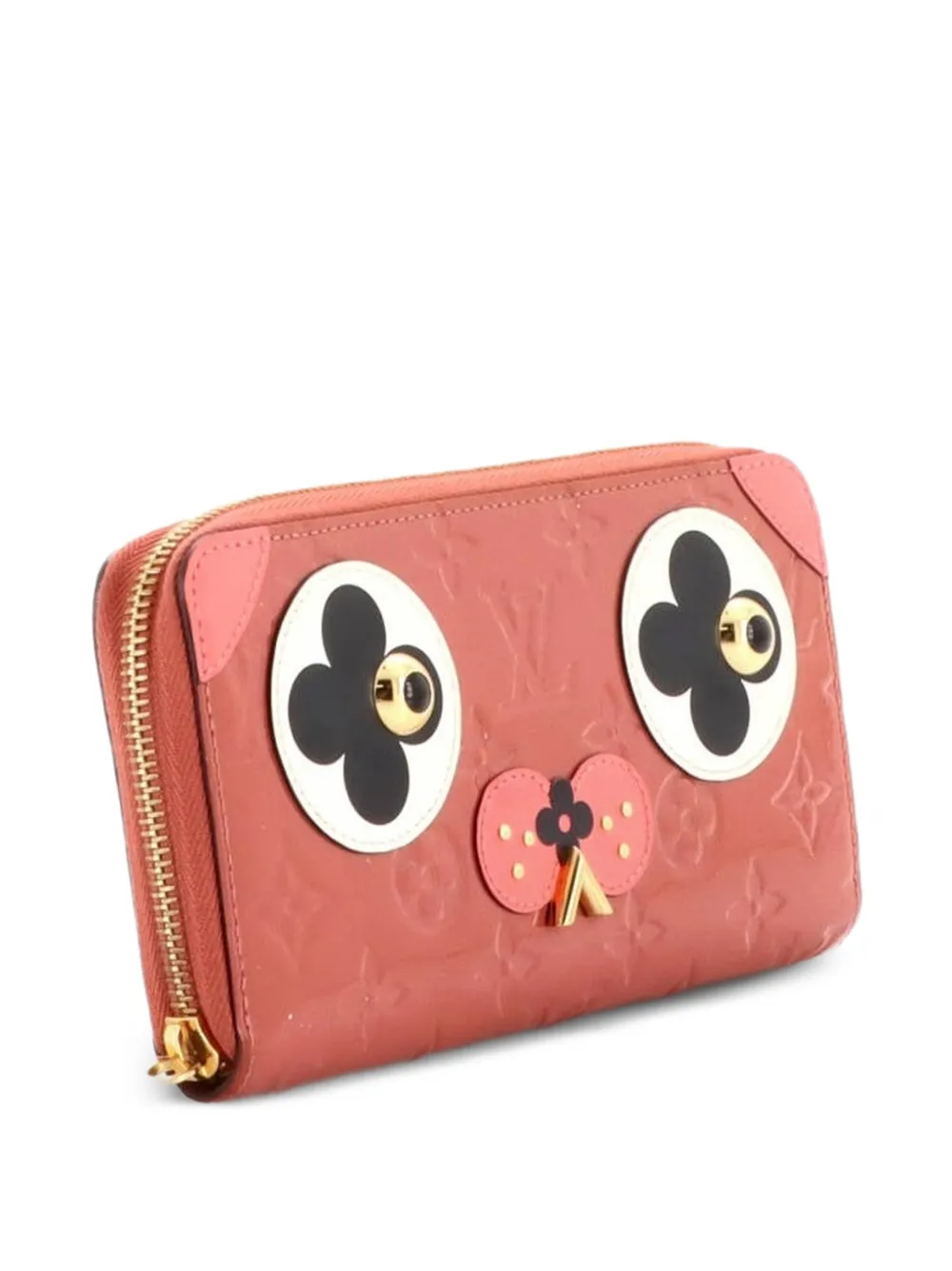 Louis Vuitton Pre-Owned Zippy Wallet Limited Edition Valentine Dog Monogram Vernis small wallets - Toni neutri
