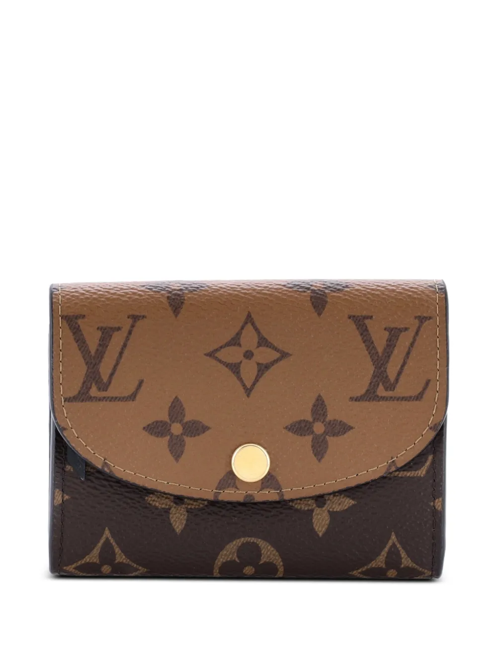 Louis Vuitton Pre-Owned Rosalie Coin Purse Reverse Monogram Canvas pouch in Brown