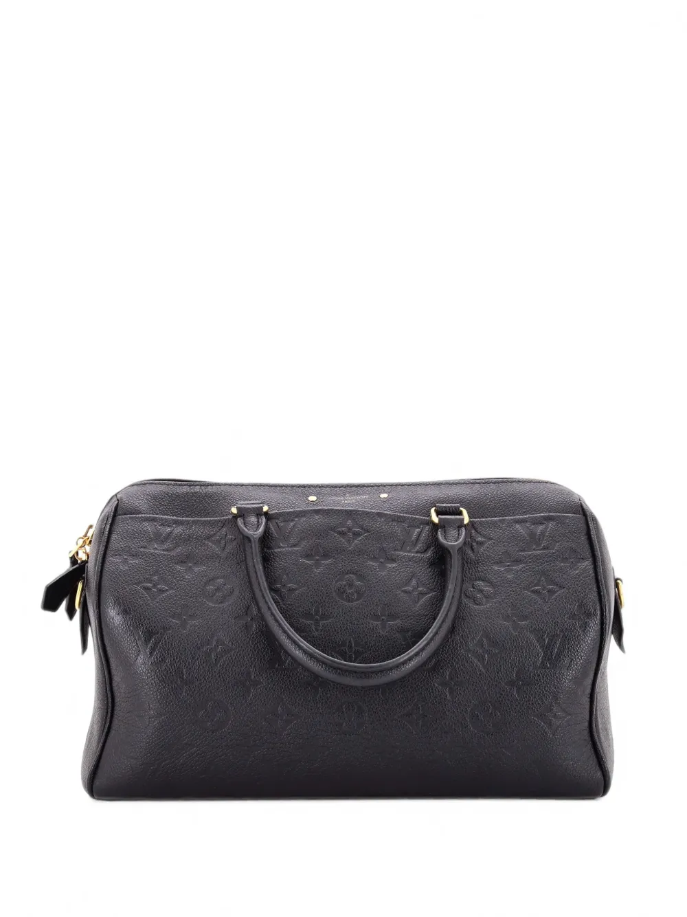 Louis Vuitton Pre-Owned Speedy Bandouliere NM Bag Monogram Empreinte Leather 30 satchel - Nero