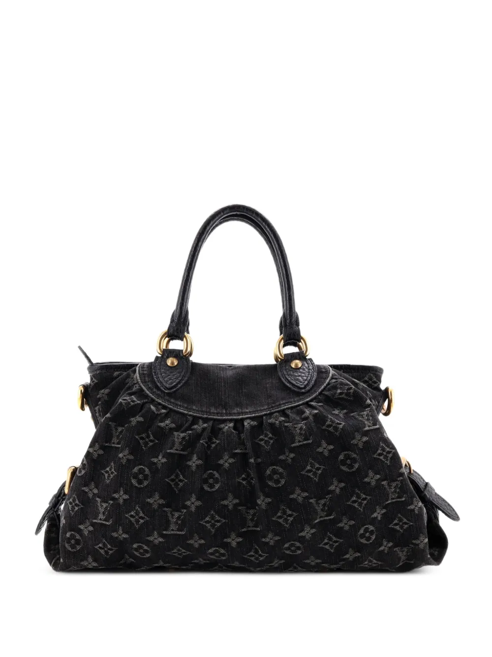 Louis Vuitton Pre-Owned Neo Cabby GM Satchel-Tasche aus Denim - Schwarz
